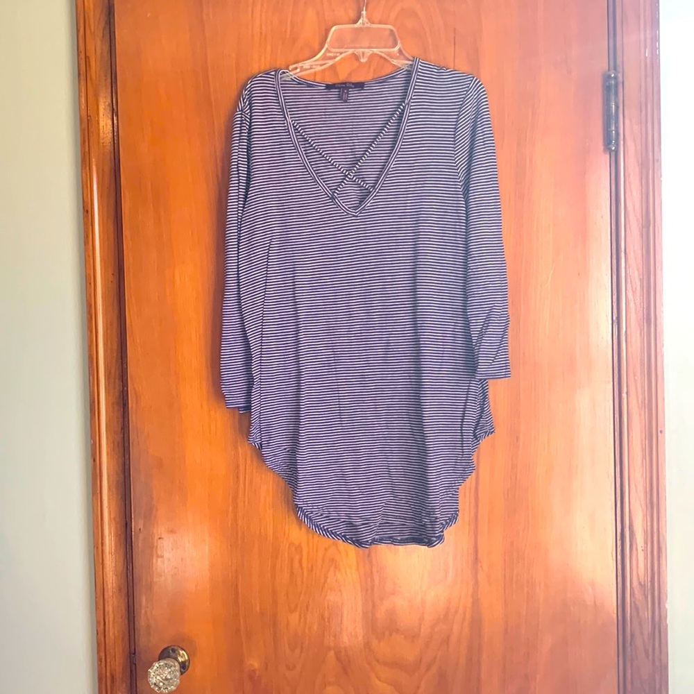 Olivia Sky medium stripped shirt